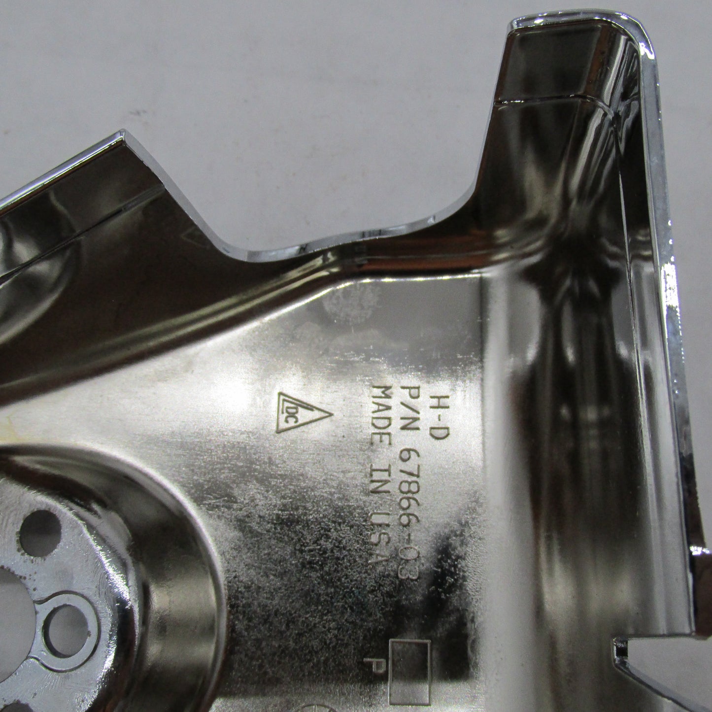 Harley OEM 03-13 Road King FLHR Nacelle Handlebar Riser Cover Chrome 6
