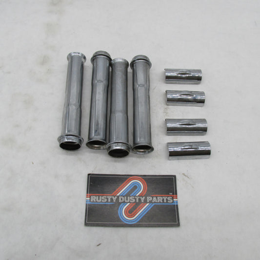 Set of 4 Twincam Harley Davidson Pushrod Tubes + Clips 17939-99 17634-