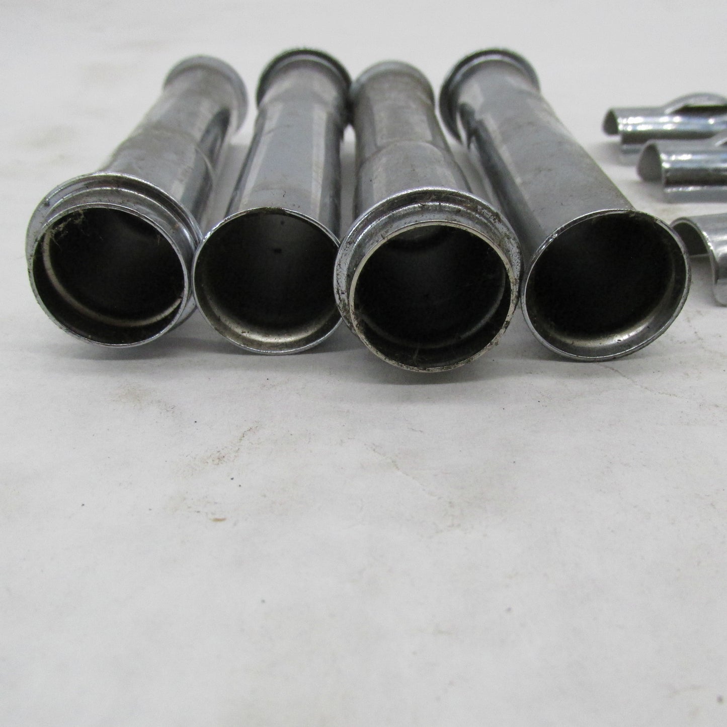 Set of 4 Twincam Harley Davidson Pushrod Tubes + Clips 17939-99 17634-
