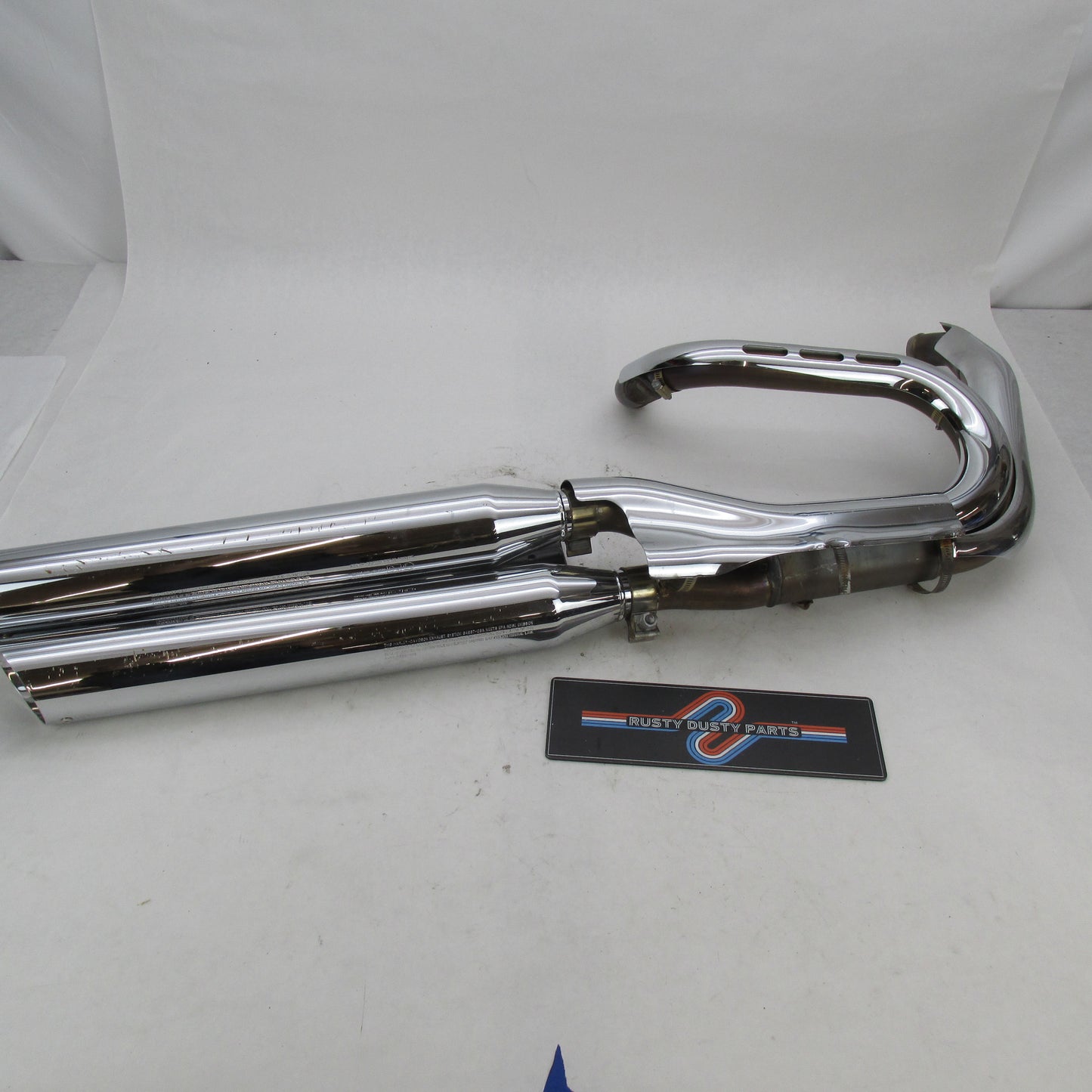 Harley Davidson OEM DYNA FXDF Fat Bob Stock Exhaust System 64705-08B 6