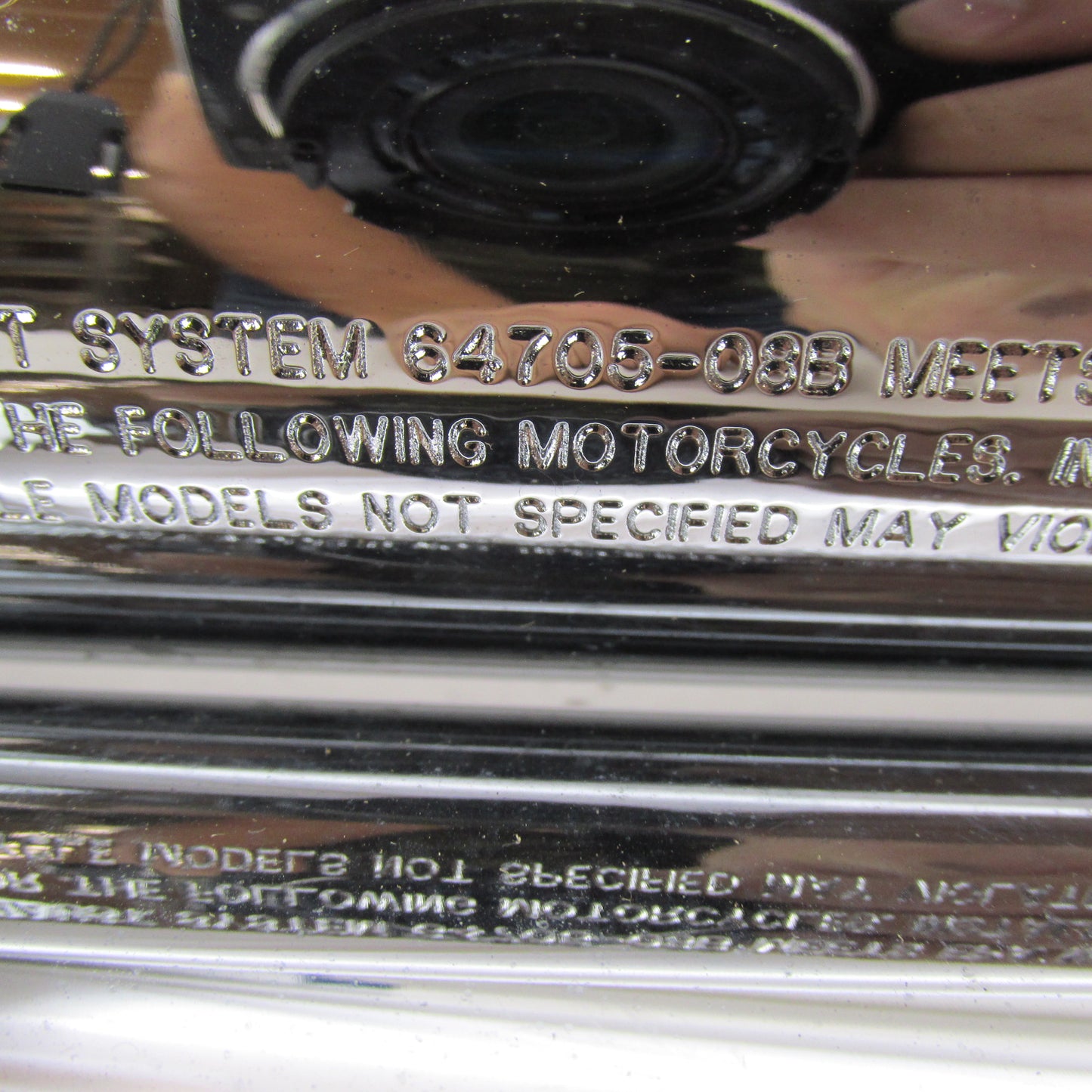 Harley Davidson OEM DYNA FXDF Fat Bob Stock Exhaust System 64705-08B 6