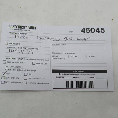 Harley-Davidson OEM NOS FX Transmission Foot Gear Shift Lever 34564-71