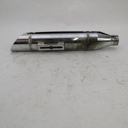 Harley-Davidson OEM Stock CVO Dyna Slash Cut Muffler Chrome 80402-01