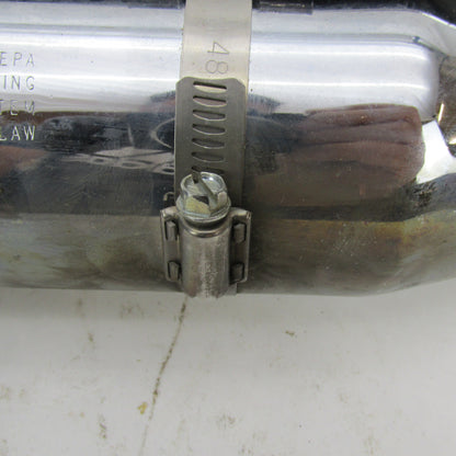 Harley-Davidson OEM Stock CVO Dyna Slash Cut Muffler Chrome 80402-01