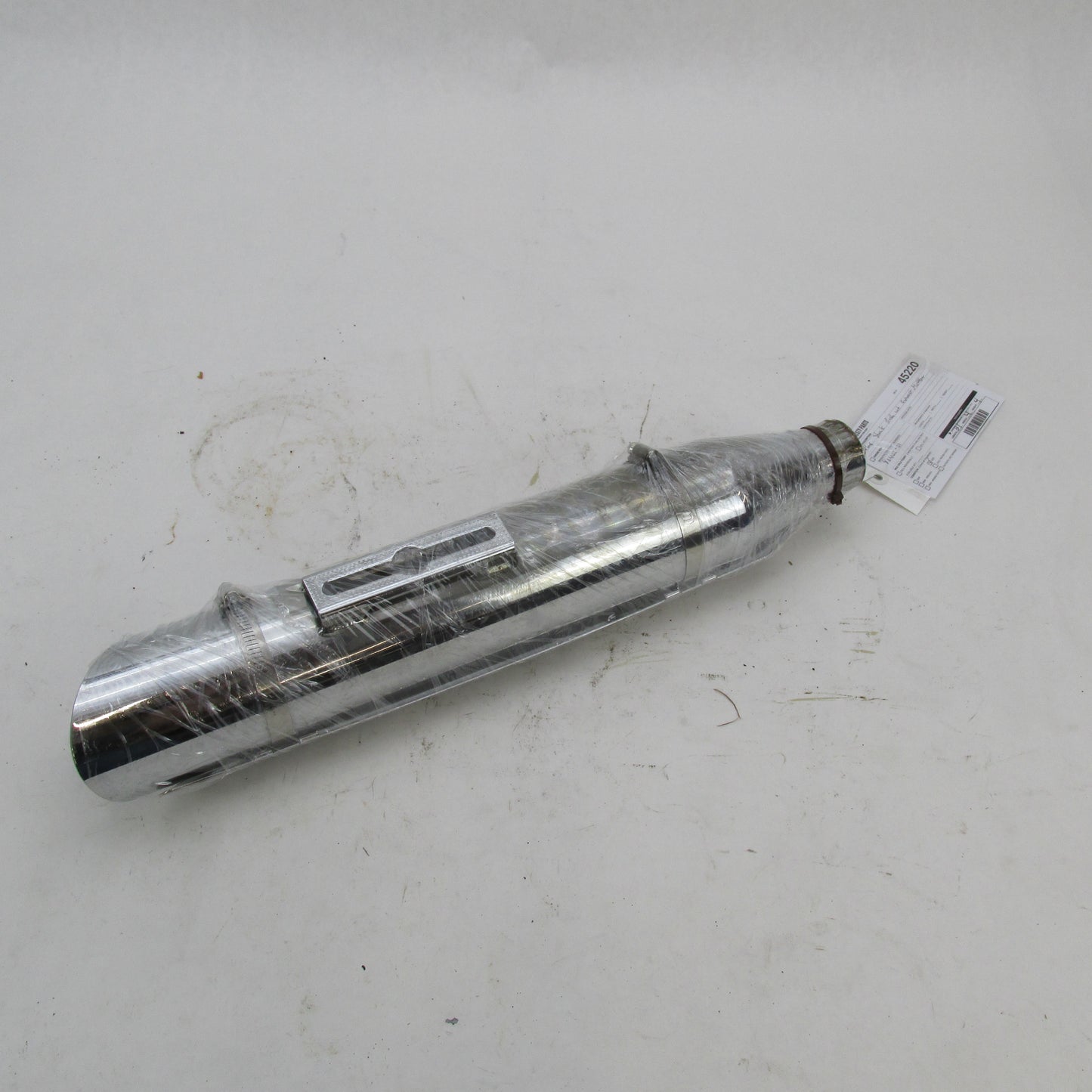 Harley-Davidson OEM Stock CVO Dyna Slash Cut Muffler Chrome 80402-01