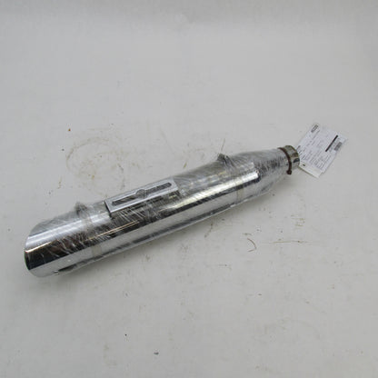 Harley-Davidson OEM Stock CVO Dyna Slash Cut Muffler Chrome 80402-01