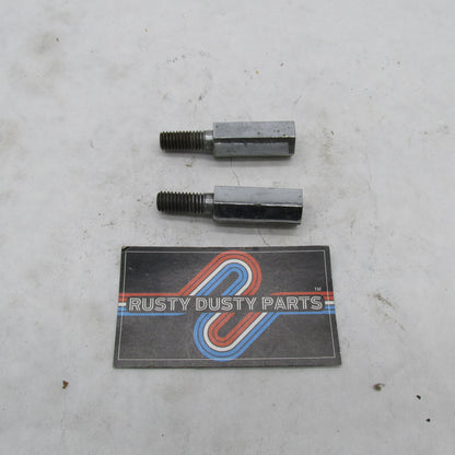 Pair of Harley Davidson OEM Chrome Lunch Box Oil Tank Mounting Studs 6