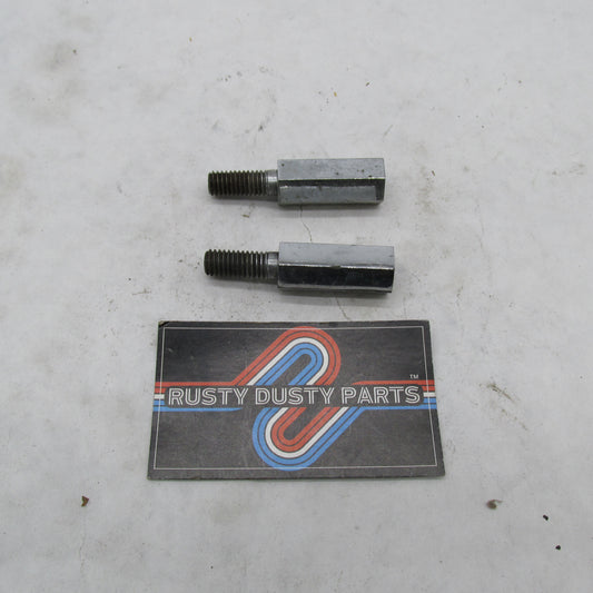 Pair of Harley Davidson OEM Chrome Lunch Box Oil Tank Mounting Studs 6