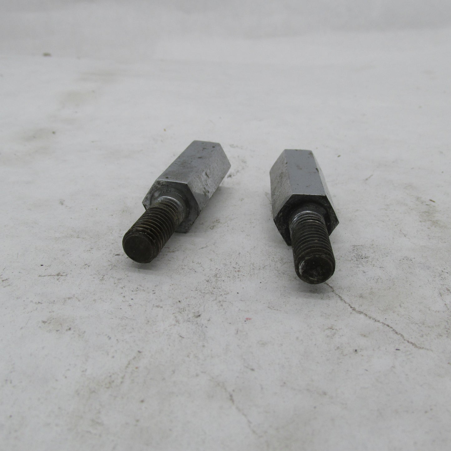 Pair of Harley Davidson OEM Chrome Lunch Box Oil Tank Mounting Studs 6