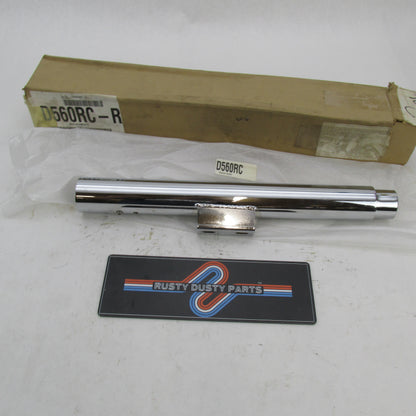 Vance & Hines Straightshots Harley Replacement Rear Muffler Chrome D56
