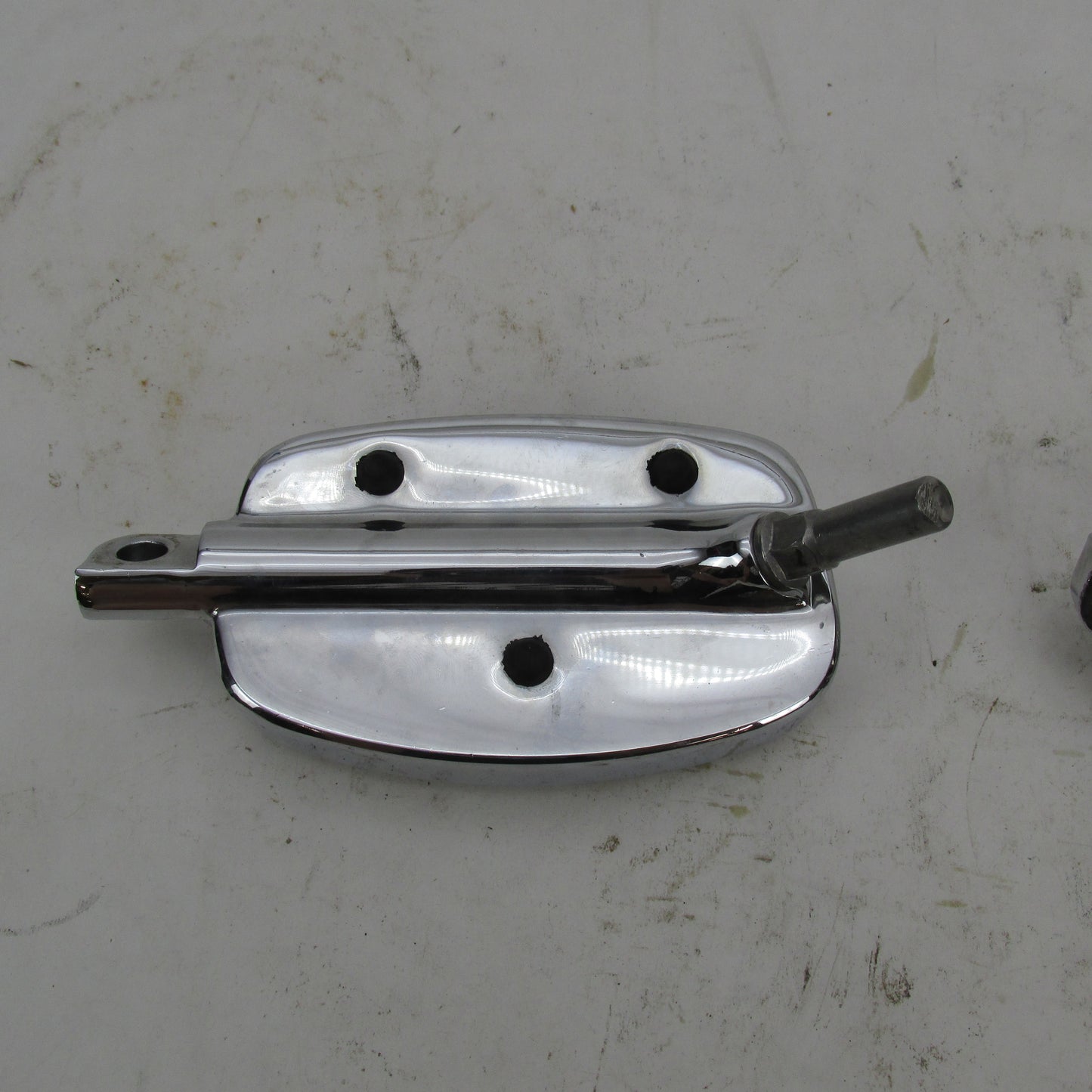 Pair of Harley-Davidson OEM Multi-Fit Mini Footboards Small Chrome 505