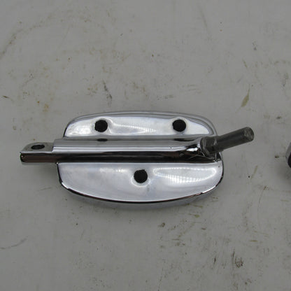 Pair of Harley-Davidson OEM Multi-Fit Mini Footboards Small Chrome 505