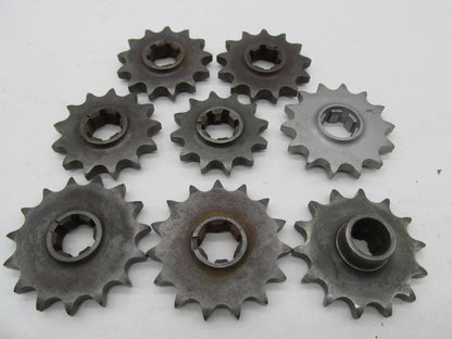 Mixed lot of 8 Harley Davidson Aermacchi Transmission Sprockets Gears