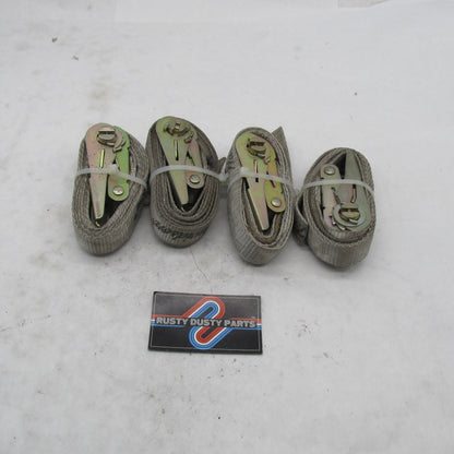 Lot of 4 Genuine Harley-Davidson Factory VTG Tie-Down Ratchet Straps