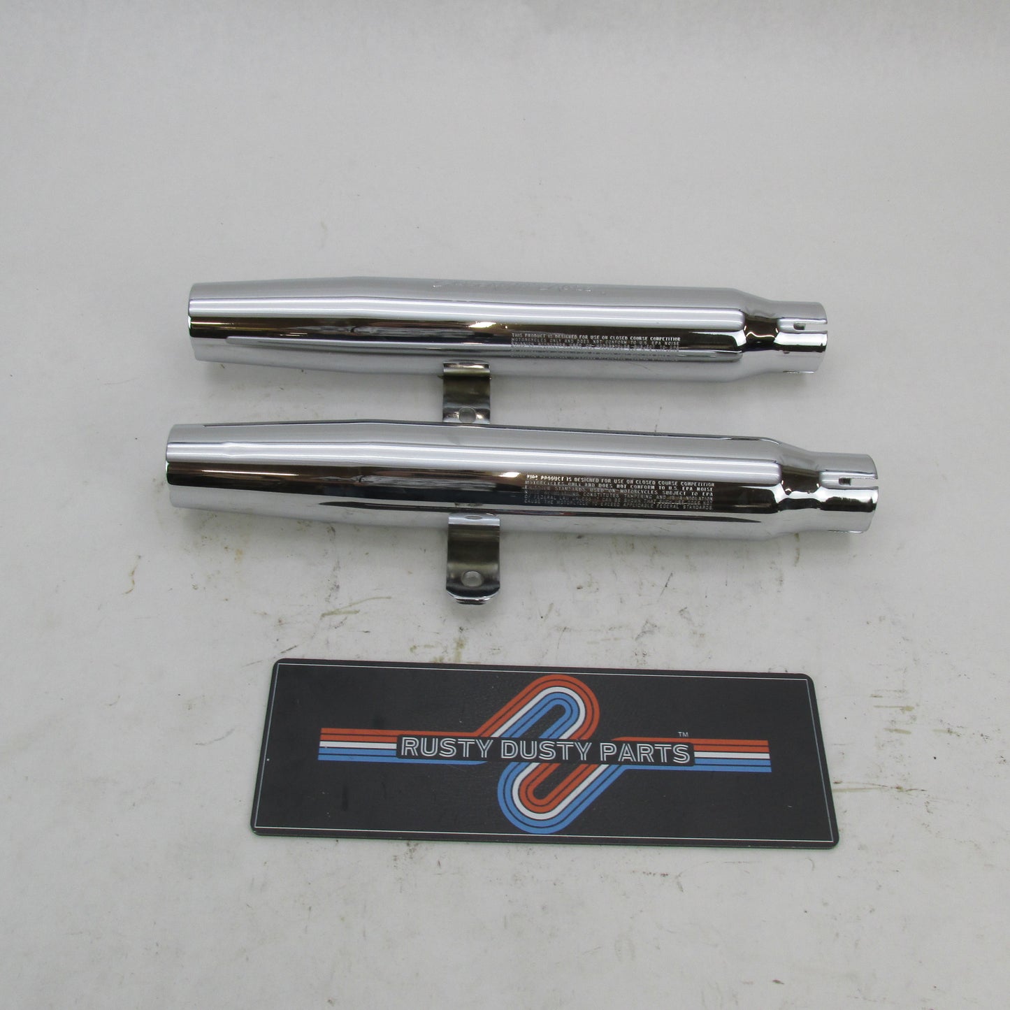 Harley Davidson Genuine Screamin Eagle NOS Tapered Slip Fit Mufflers 8