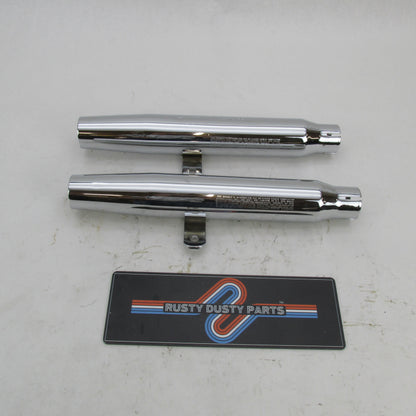 Harley Davidson Genuine Screamin Eagle NOS Tapered Slip Fit Mufflers 8