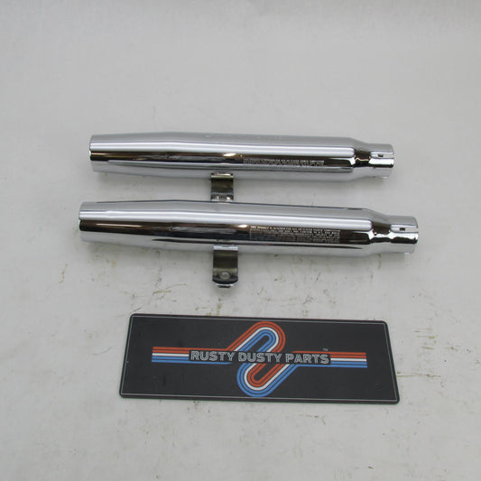 Harley Davidson Genuine Screamin Eagle NOS Tapered Slip Fit Mufflers 8