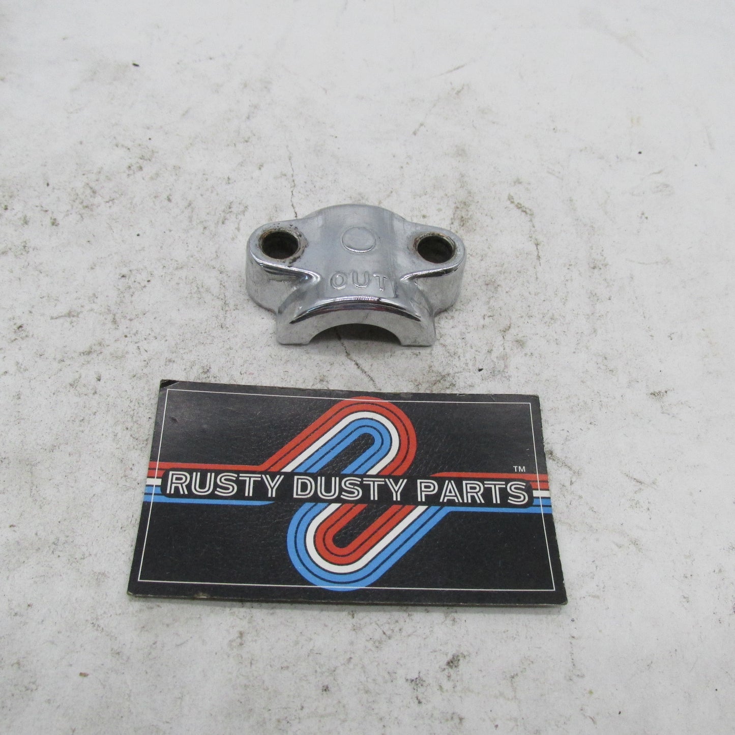 Harley-Davidson OEM Chrome Right Fork Slider Axle Cap Holder Clamp 458