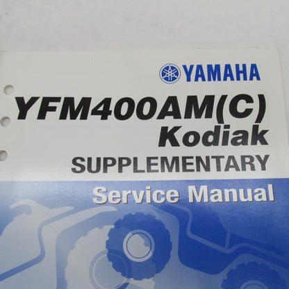 Yamaha YFM400AM(C) Supplementary Service Manual LIT-11616-13-39