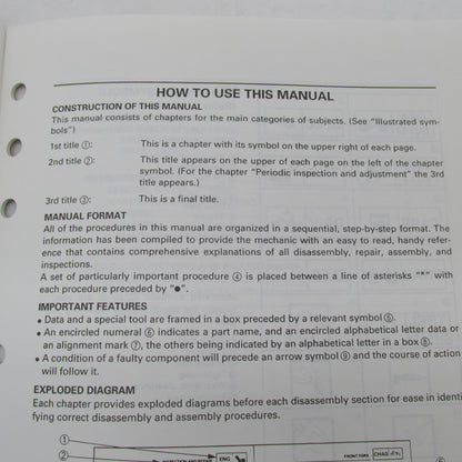 Yamaha YFM350FXLC Supplementary Service Manual LIT-11616-12-03