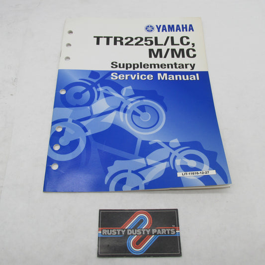 Yamaha TTR225L/LC M/MC Supplementary Service Manual LIT-11616-12-27