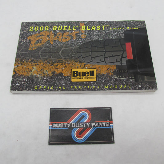 Buell Blast 2000 Owner's Manual Official Factory Manual 99476-00Y