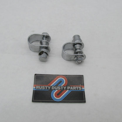Pair of Harley Davidson Universal " Motorcycle Mirror Mounting Clamps