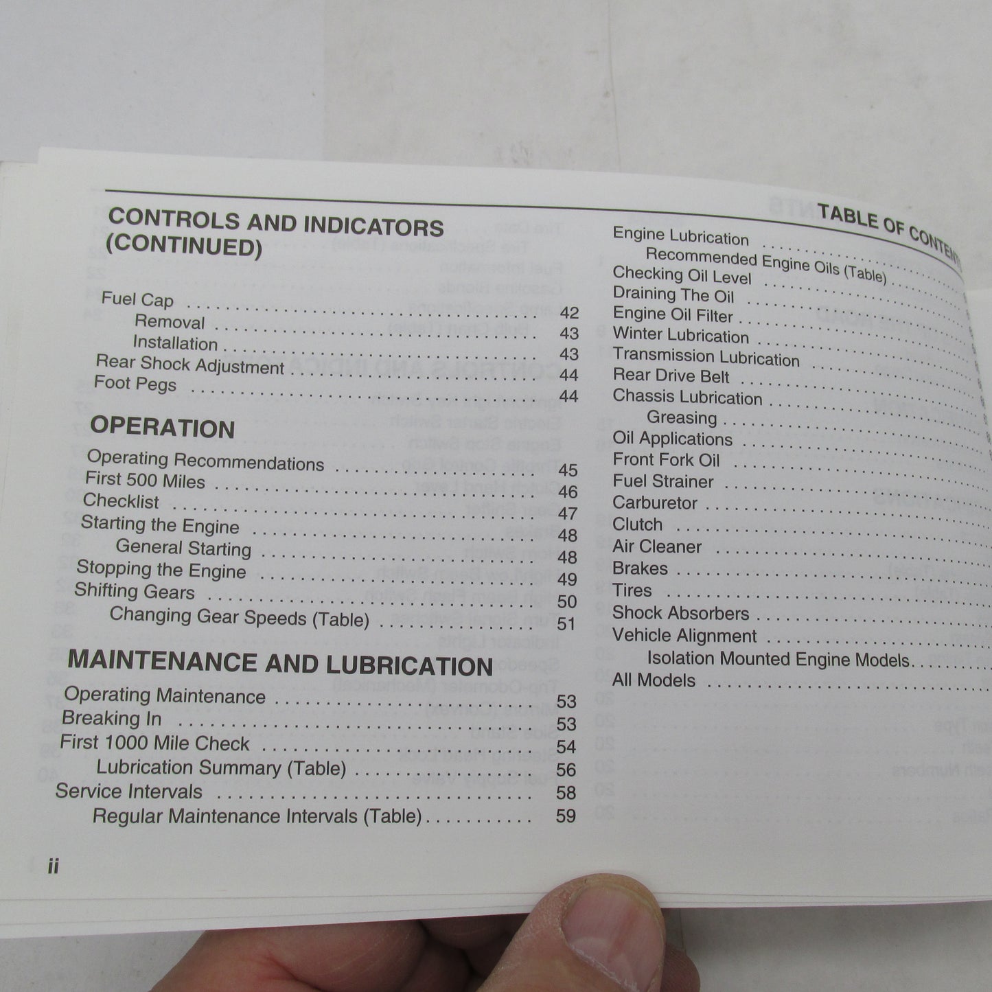 Buell Blast 2000 Owner's Manual Official Factory Manual 99476-00Y