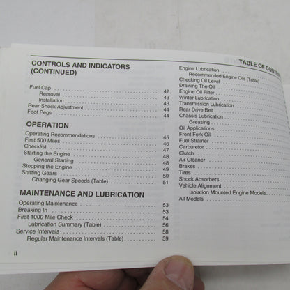 Buell Blast 2000 Owner's Manual Official Factory Manual 99476-00Y