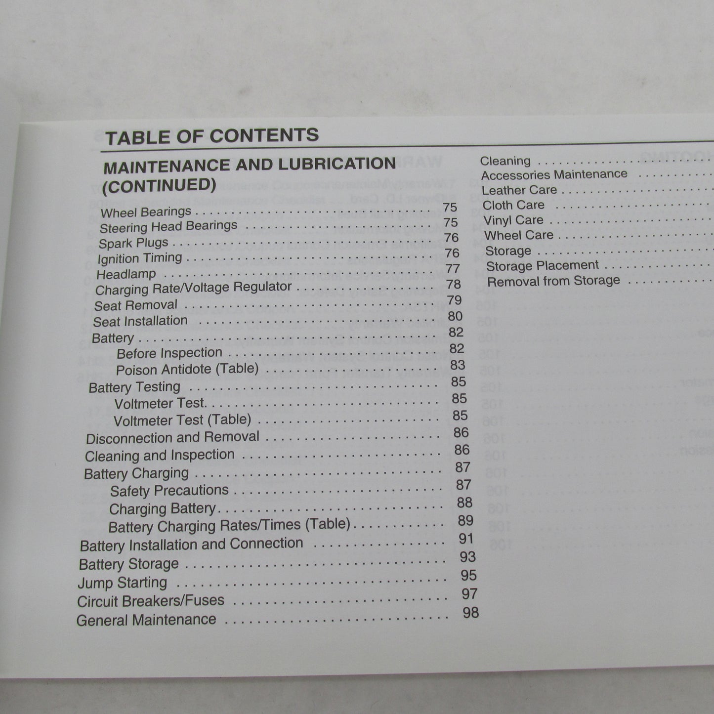 Buell Blast 2000 Owner's Manual Official Factory Manual 99476-00Y