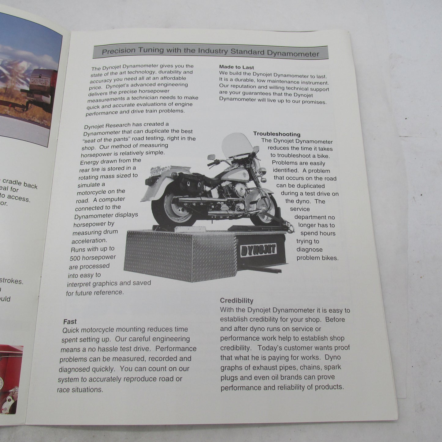Vintage Harley Davidson 1981 AMF Police Motorcycles Brochure