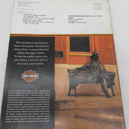 Harley Davidson 1998 Genuine Motor Accessories & Genuine Motor Parts C