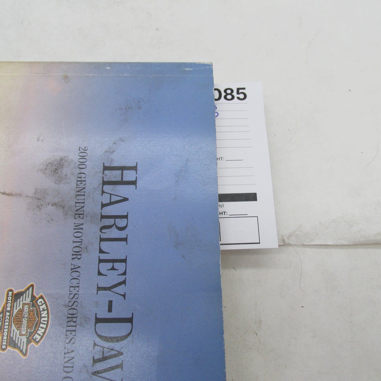 Harley Davidson 2000 Genuine Motor Accessories & Parts Catalog 99557-0