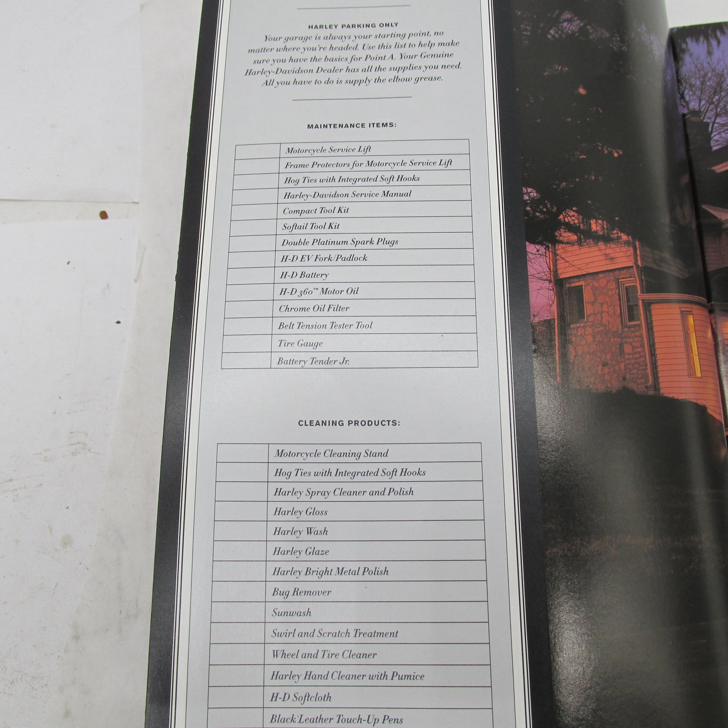 Harley Davidson 1999 Genuine Motor Accessories & Parts Catalog 99566-9