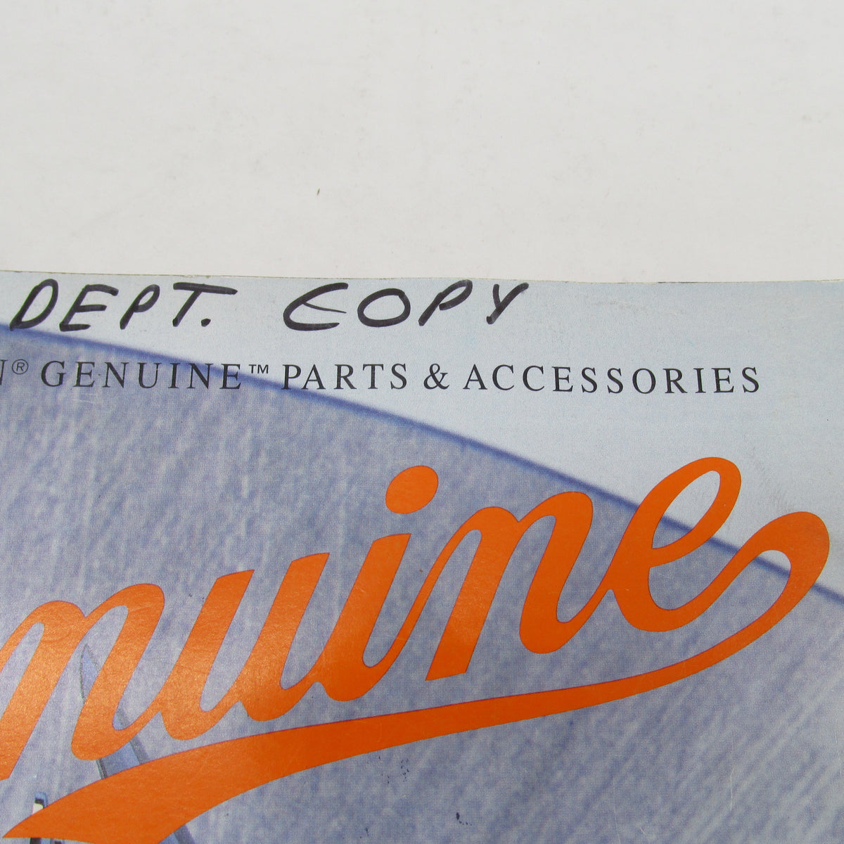Harley Davidson 1995 Genuine Motor Accessories & Parts Catalog 99557-9