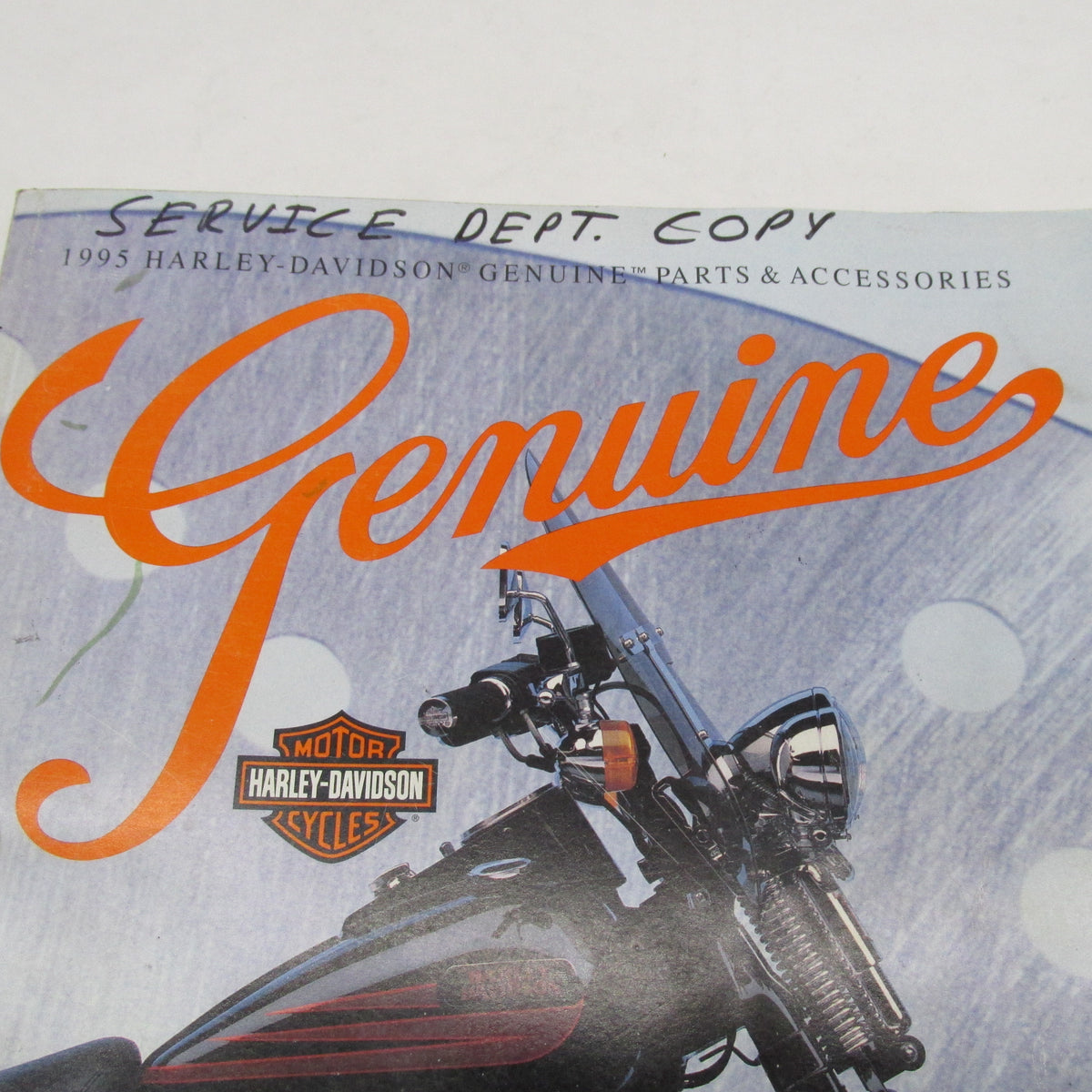 Harley Davidson 1995 Genuine Motor Accessories & Parts Catalog 99557-9