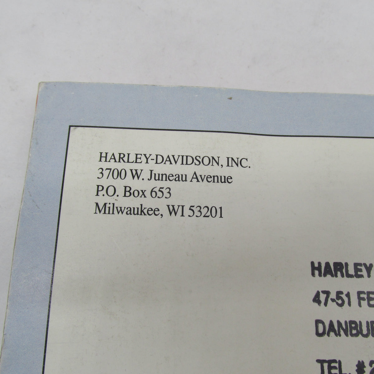 Harley Davidson 1995 Genuine Motor Accessories & Parts Catalog 99557-9