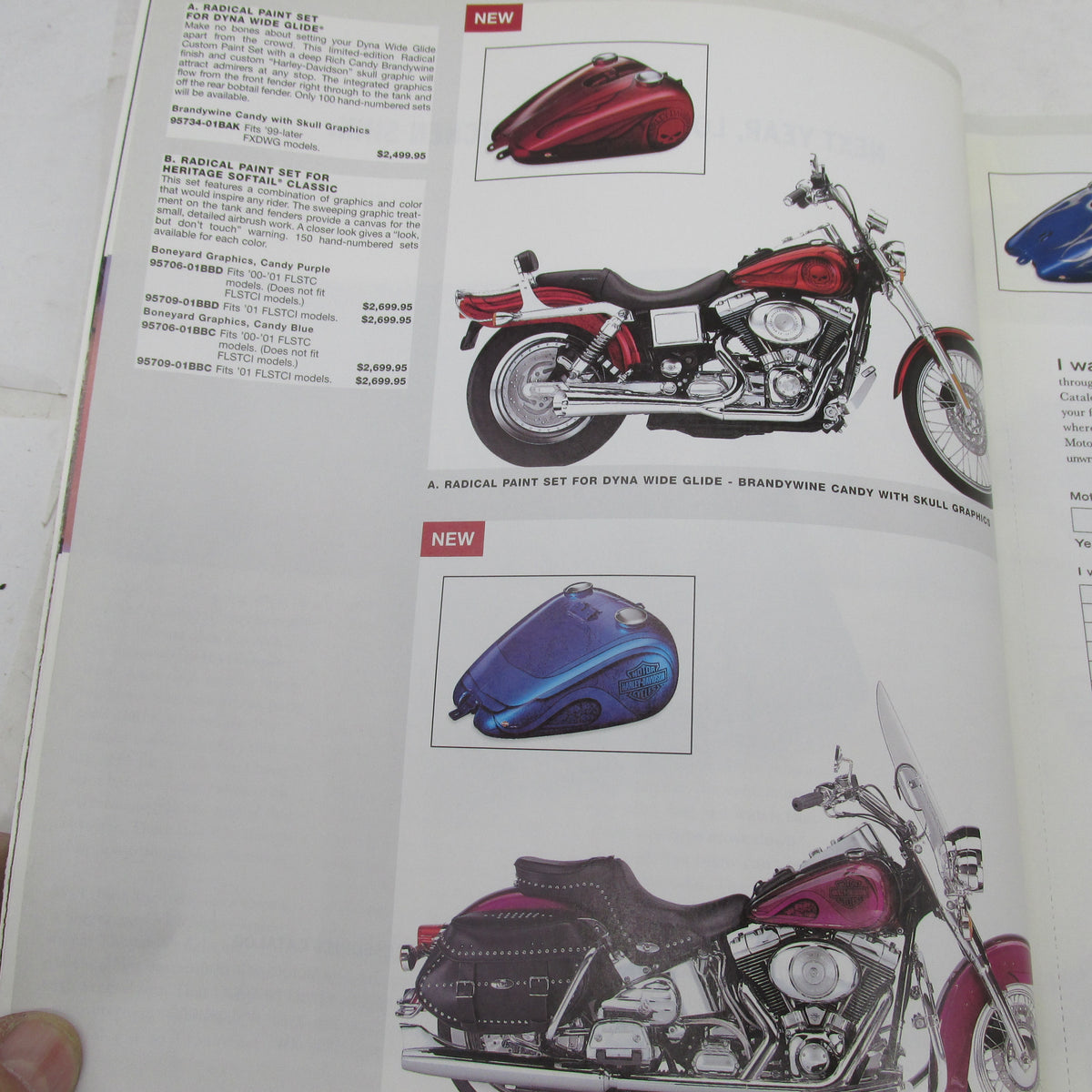 Harley Davidson 2000 Genuine Motor Access. & Parts Holiday Supplement