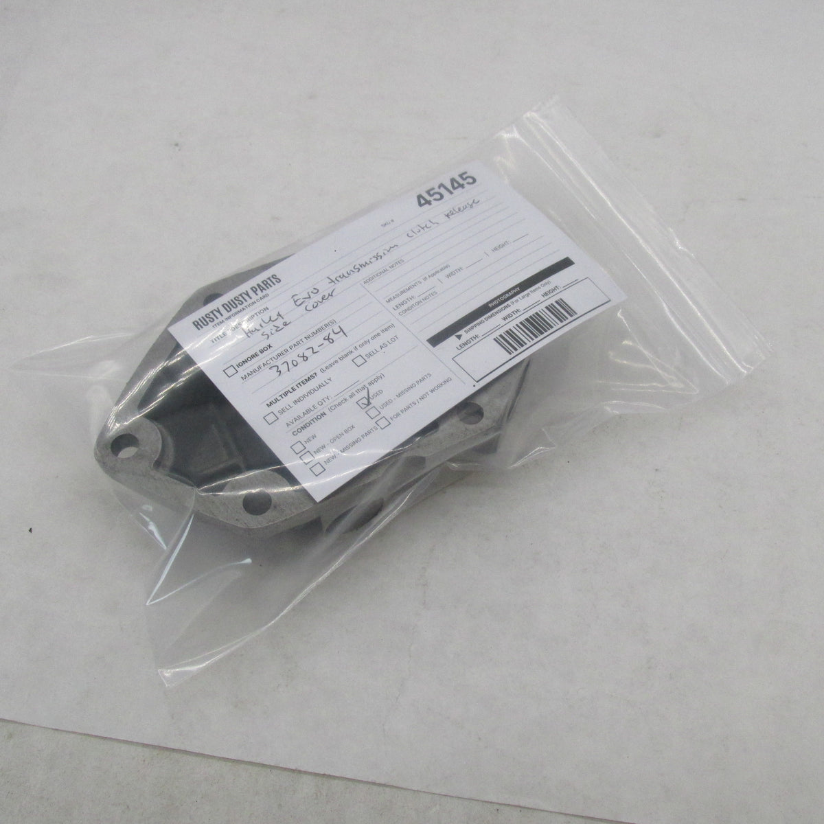 Harley Davidson OEM Transmission Clutch Release Side Cover 37082-84