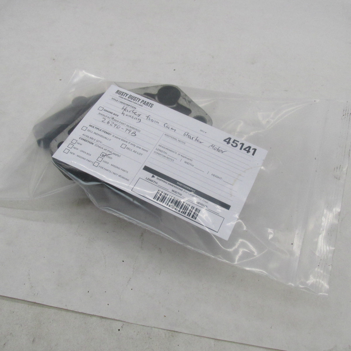 Harley Davidson Twin Cam Starter Motor Housing