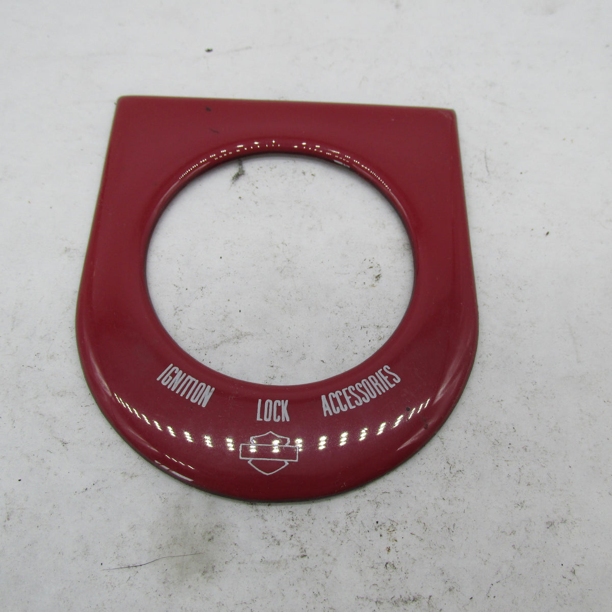 Harley Davidson OEM Red Ignition Switch Dash Decal (New open box)
