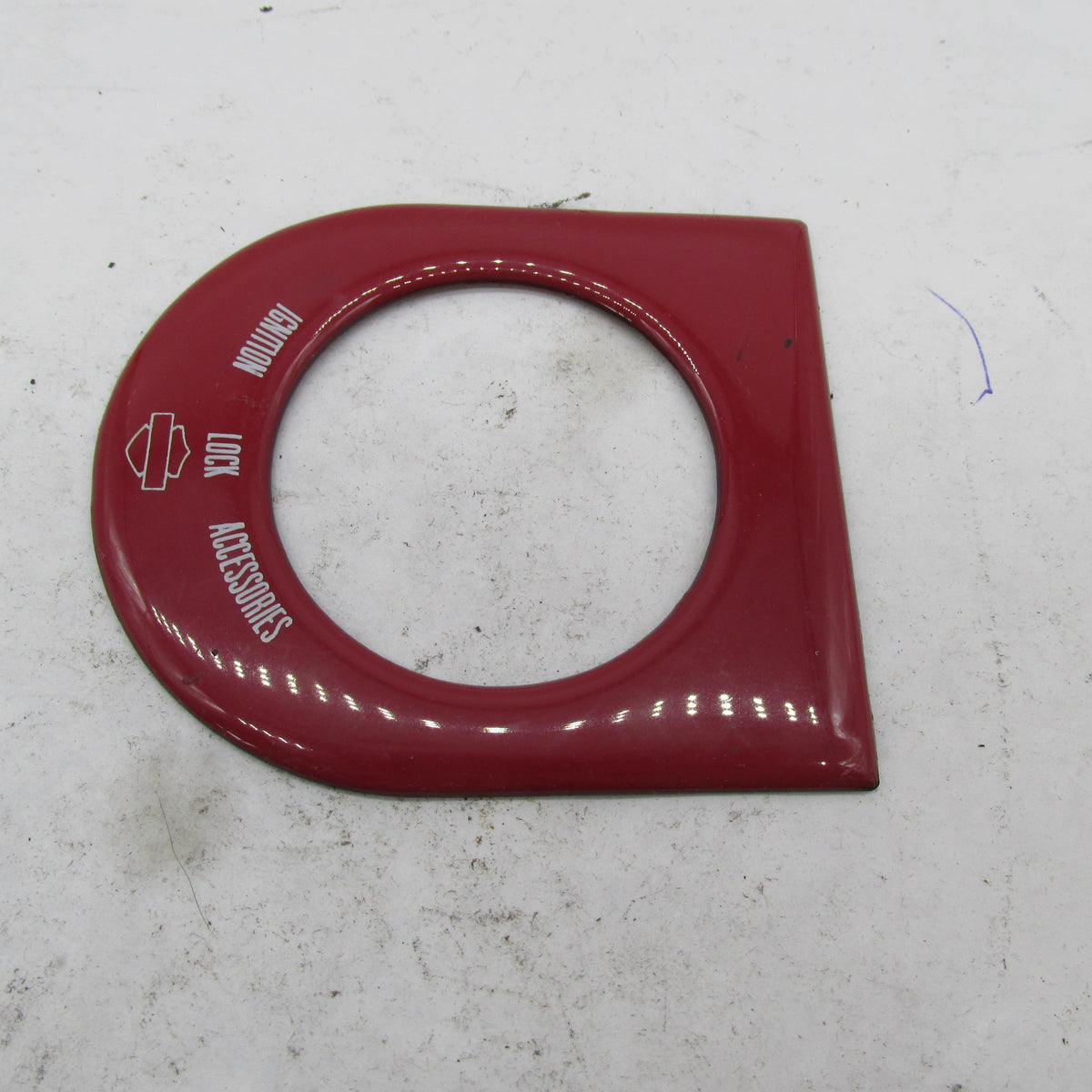 Harley Davidson OEM Red Ignition Switch Dash Decal (New open box)