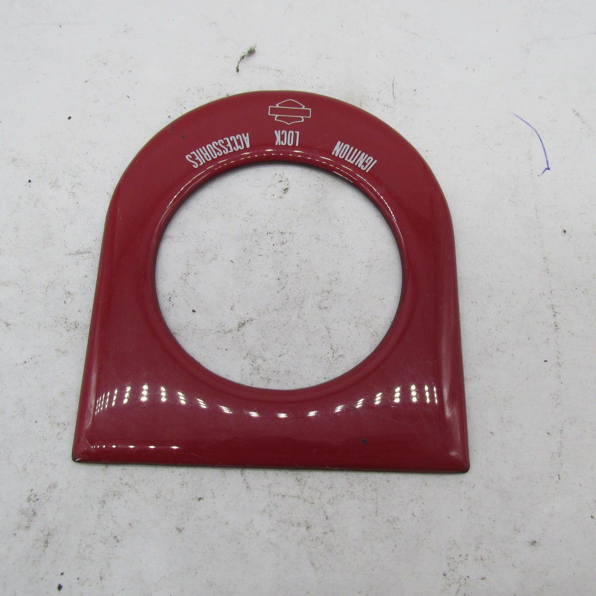 Harley Davidson OEM Red Ignition Switch Dash Decal (New open box)