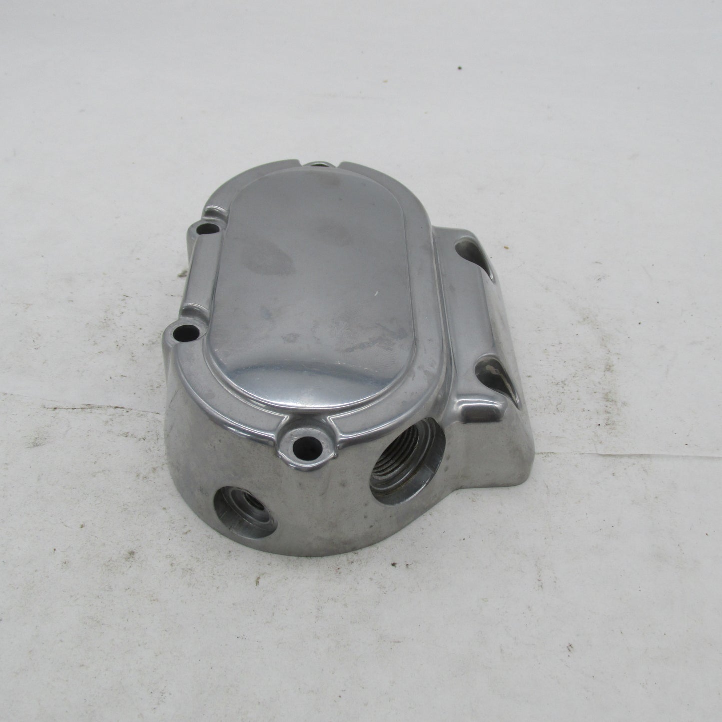 Harley Davidson OEM Silver Brushed S Speed Trans. Side Cover FLHTCI 37