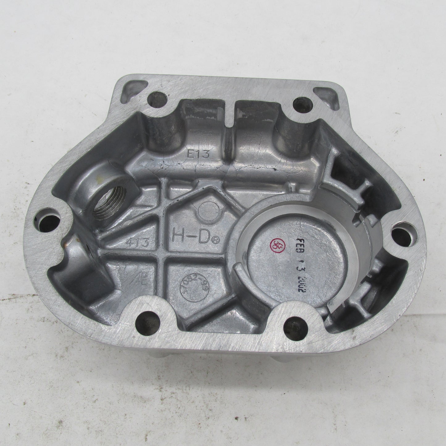 Harley Davidson OEM Silver Brushed S Speed Trans. Side Cover FLHTCI 37