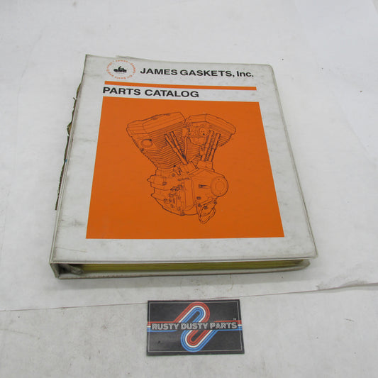 James Gasket Parts Catalog 3 Ring Binder w Harley Accessory Bulletins