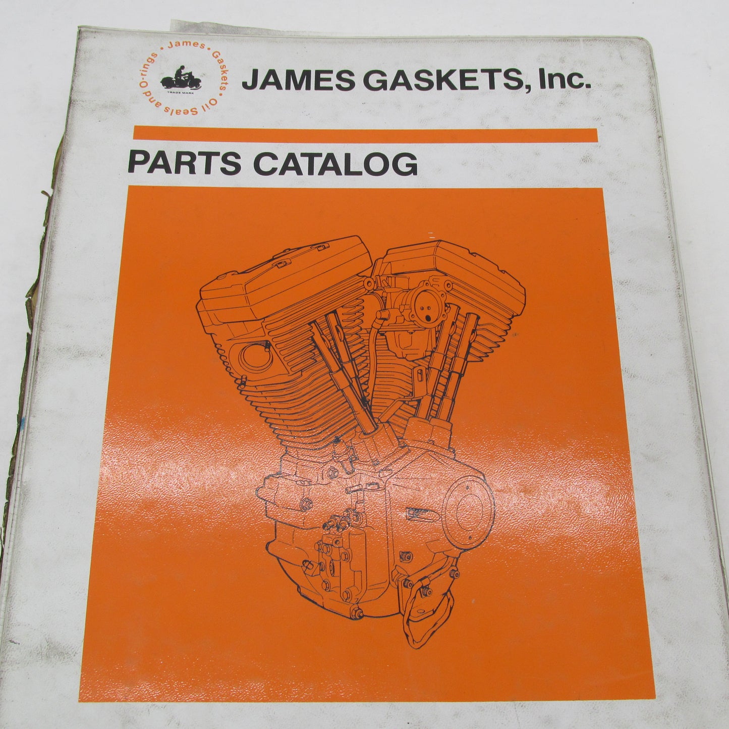 James Gasket Parts Catalog 3 Ring Binder w Harley Accessory Bulletins