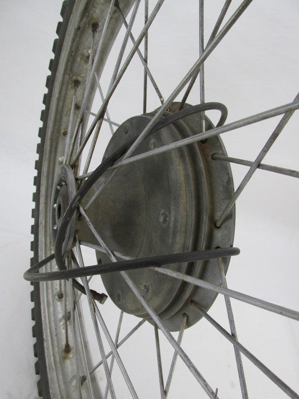 Rickman Enduro Akron 21X2.75 Front Wheel with Tire and Drum Brake