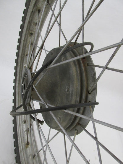 Rickman Enduro Akron 21X2.75 Front Wheel with Tire and Drum Brake