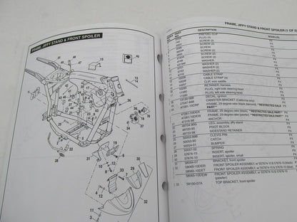 Harley-Davidson Official Factory 2010 FXDFSE2 Models Parts Catalog 994